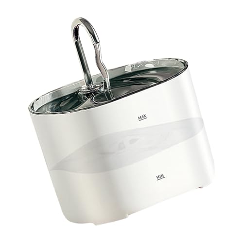Fuente de agua automática de acero inoxidable para gatos