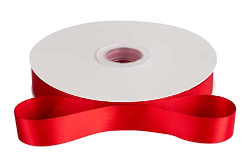 Double Faced Satin Ribbon, 25mm X 91M, Solid Polyester Ribbon for Gift Wrapping Crafts, Wedding Party Ceremony Decoration - Image 3
