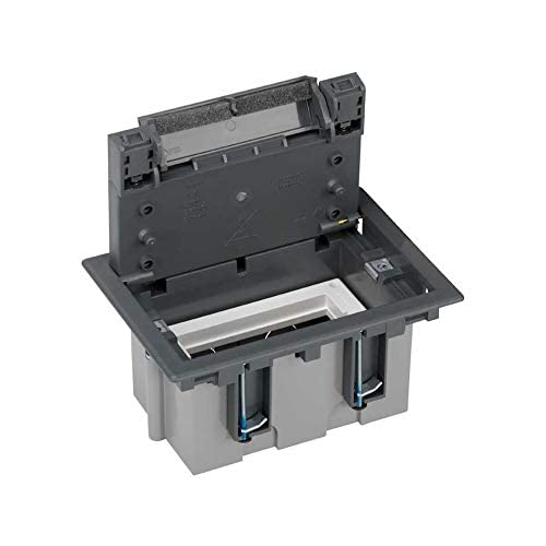 Caja suelo 70mm 1 mod gris sécurisez vos branchements électriques au sol