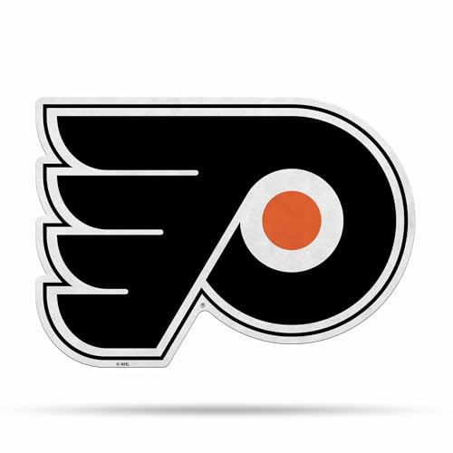 Rico Industries NHL Philadelphia Flyers Primary Shape Cut Pennant - Home and Living Room Décor - Soft Felt EZ to Hang