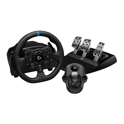 Ensemble Logitech G923 SE Racing volant et pédalier de course G923 pour PS5 PS4 et PC + levier de vitesse Driving Force - vue 9