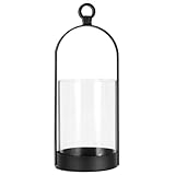 Entretien facile : cette lanterne décorative d'extérieur en métal et verre est facile à nettoyer ; un simple coup de chiffon suffit pour conserver son aspect raffiné toute l'année