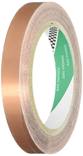 TERAOKA 導電性銅箔粘着テープNO.8323 15mmX20M 832315X20