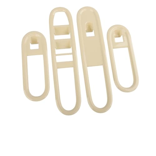 ボタン用ステッカー Compatible With Mini For Countryman U25 F65 2024 2025 カーウィンドウスイッチリフターボタンパネルカバーステッカー 装飾 車内(Beige)