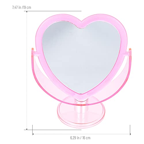 Espejo de Maquillaje Sobremesa FOMIYES Corazón miniatura 7