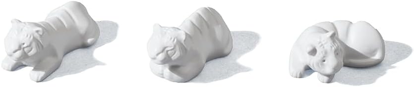 Soil Cutlery Rest Tiger D526WH Chopsticks Rest, Set of 3