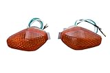 Paire de Clignotants Avant compatible avec HONDA VFR 400 R 1986-1988, CBR 250 1986-1989, CBR 400 1986-1989, NSR 250 1986-1987