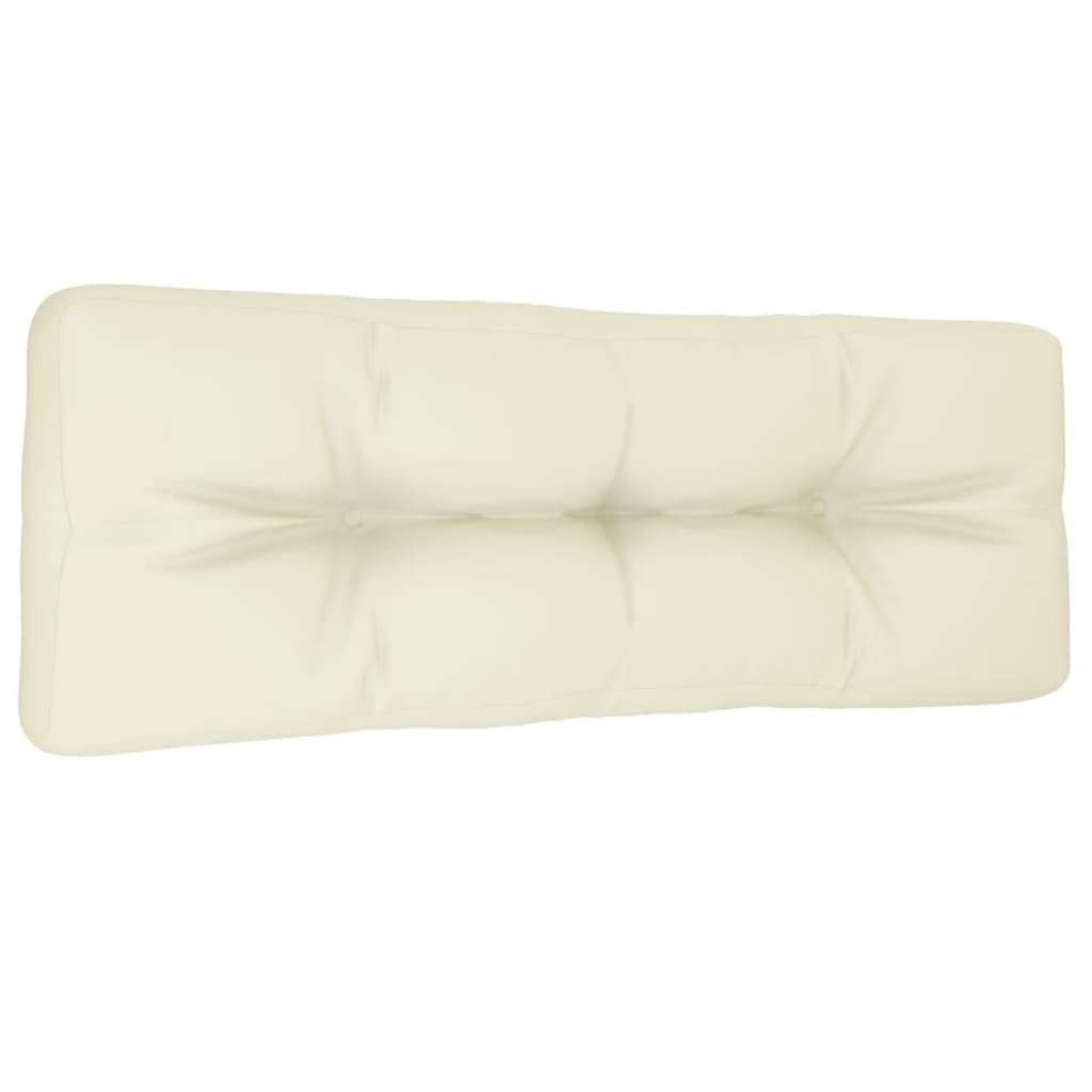 Palettensofa-Kissen Creme 120x40x10 cm