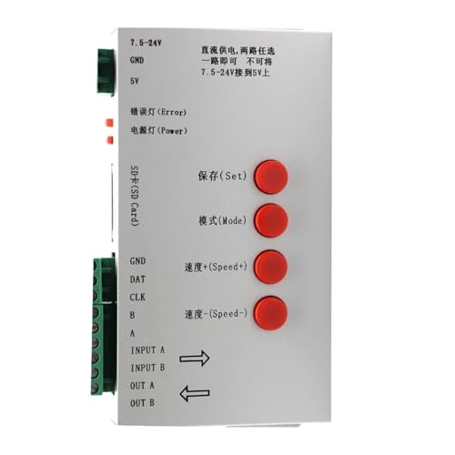 Contrôleur pixel programmable T1000S pour programmation LED WS2812B