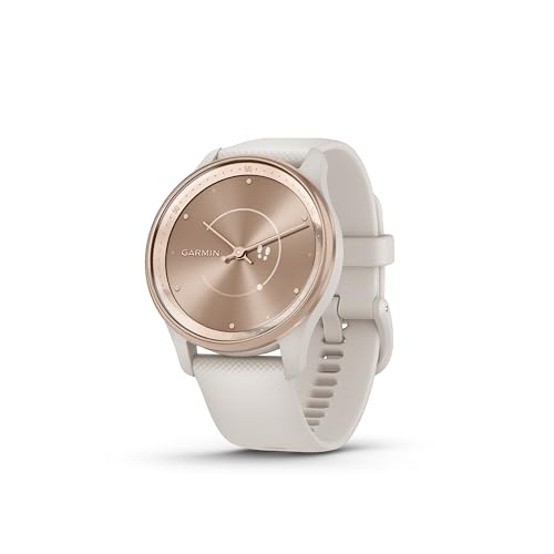 Image of Garmin vivomove Trend, Stylish Hybrid Smartwatch, 40mm, Ivory
