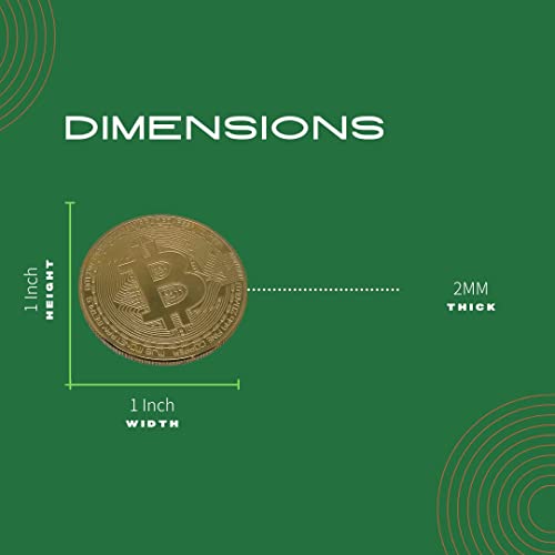 Fun, Crypto Golf Ball Markers Set - Bitcoin Design with Hat Clips (2-Pack) - image 4