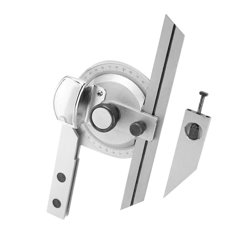 Transportador de ángulo universal de acero de 360 grados miniatura 2