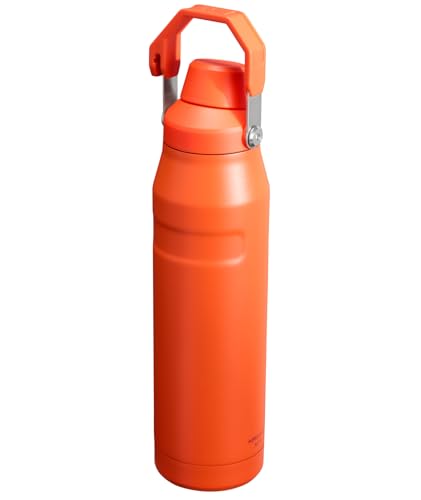 Image of Stanley IceFlow Fast Flow Water Bottle 36 oz | Angled Spout Lid | Lightweight and Leakproof for Travel and Sports | Insulated Stainless Steel | BPA-Free | Tigerlily Plum