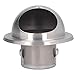 Respicefinem Stainless Steel Air Vent 60mm Bull Nosed External Extractor Round Grille Ventilation Cover For Wall Exhaust With Proof And Rainproof Design immagine