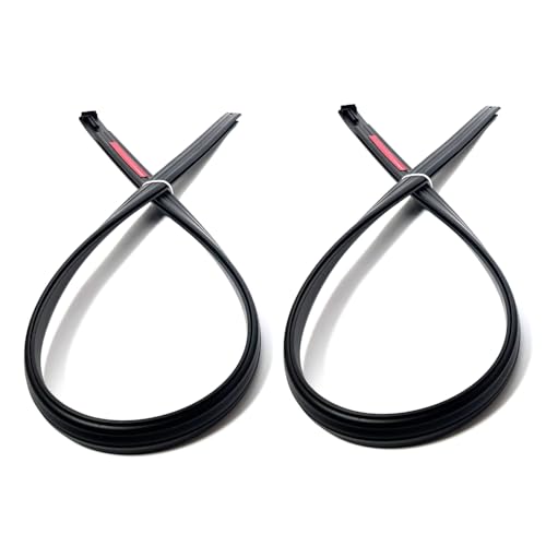 FUZIDDN Roof Drip Molding Weatherstrip Kit - Replacement for Toyota Tundra Double Cab 2007-2020, Left & Right Side Trim Seal, Fits OEM 75551-0C050 75552-0C050 (Excludes Crewmax)