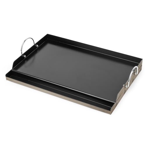 Onlyfire Plancha de Cerámica Antiadherente para Barbacoa de Carbón, Parrilla de Gas y Más, Parilla Universal, 58.5 × 40.5 × 7 cm