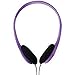 Koss KPH7V Portable On-Ear Headphone with Adjustable Headband - Violet