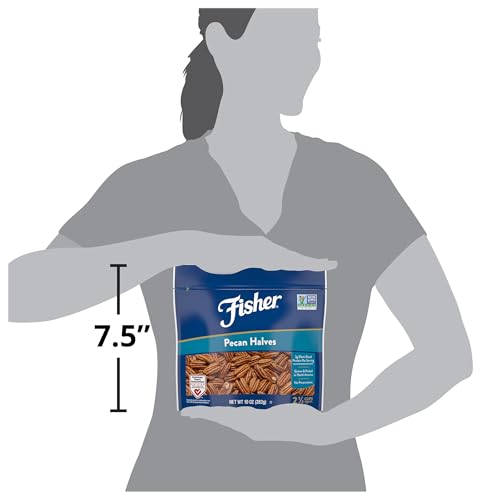 FISHER Chef's Naturals Pecan Halves, No Preservatives, Non-GMO, 10 oz