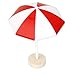 Produktbild Kongnijiwa Miniatur-Strandschirm PVC-Dekoration Micro Landschaft Bonsai Puppenstuben Ornaments Backen Dekor