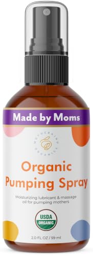 Motherkind Pumping Spray Helps Chafing Clogged Duct Relief Lanolin-free & Safe for Baby and Mama USDA Certified Organic Breast Pump Spray Soothing and Nourishing for Pumping Moms (2 oz)