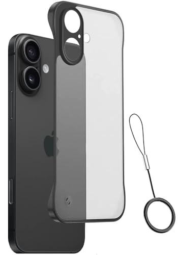 Amozo Store Amozo iPhone 16 Back Case Cover Black - Image 2