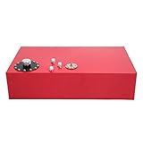 17-Gallon Aluminum Top-Feed Fuel Cell Gas Tank W/Oil Level Sensor (Red)