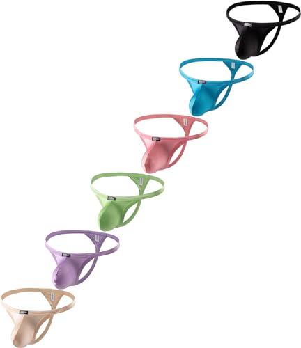 iKingsky Men's High Stretch Pouch G-string Underwear Sexy String Thong Panties