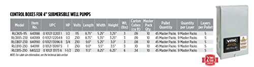 Red Lion Rlcb05-115 1/2-Hp 115-Volt Vmc Control Box For Well Pump, Grey, 640188 #TOP4