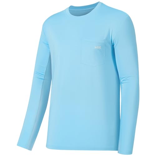 Image of BASSDASH Men's UPF 50+ Performance Long Sleeve T-Shirt UV Sun Protection Fishing Hiking Sports Shirts