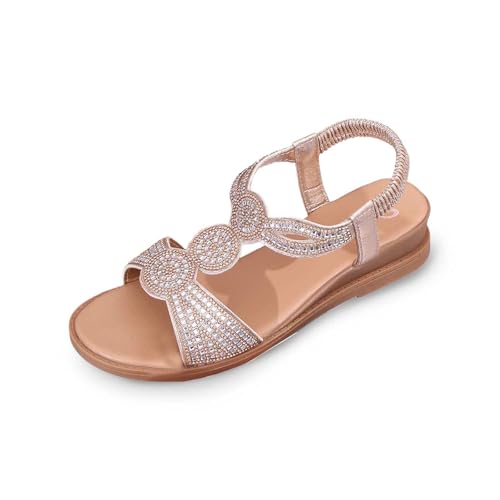 Sandales orthopédiques pour femme à semelle compensée et amorti sport