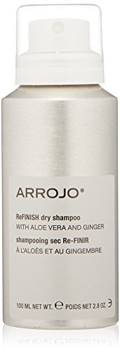 ARROJO ReFINISH Volumizing Dry Shampoo for Women & Men - Revitalizing Mini Dry Shampoo Spray w/ Invisible Finish â€“ Moisturizing Dry Shampoo for All Hair Types Travel Size Dry Shampoo (2.8 oz)