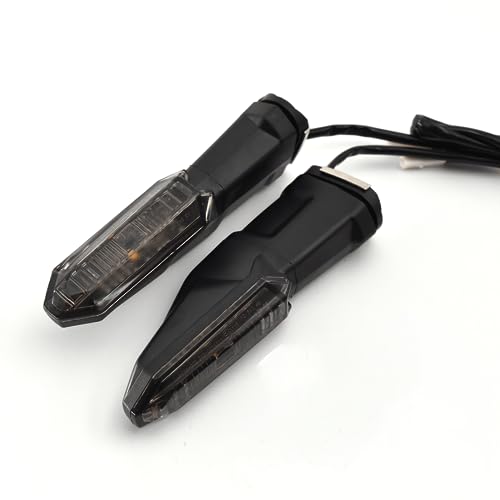ESPEEDMTC for Kawasaki Z650 Z800 Z900 Z1000/ SX 2012-2022 Turn Signals Front Rear Light Shift Taillights Blinker Motorcycle LED Indicator (Smoke Shell)