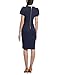 Calvin Klein Women's Tulip Sleeved Sheath Dress, Indigo, 16