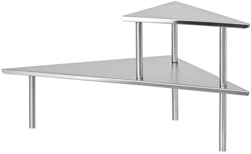 bremermann® Corner Kitchen Shelf, Kitchen Shelving, Spice Rack, stainless steel