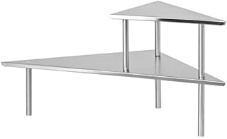 bremermann® Corner Kitchen Shelf, Kitchen Shelving, Spice Rack, stainless steel