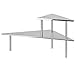 bremermann® Étagère de Cuisine d’Angle, étagère de Cuisine, étagère à épices, INOX