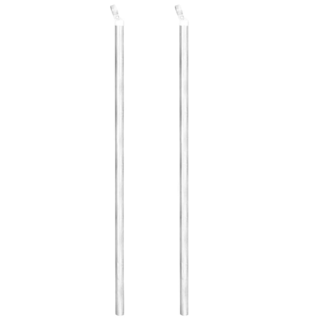 Set completo di recinzione in rete metallica, 25 x 1,5 m, zincata