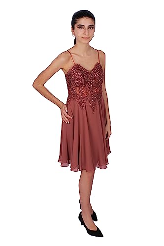 Laona Cocktailkleid, Größe:38, Farbe:rot