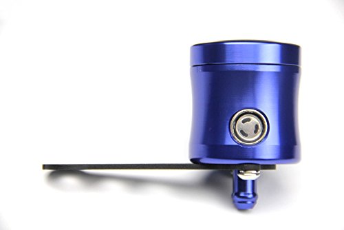 Depósito tanque de líquido de freno universal de aluminio anodizado azul para motos y coches