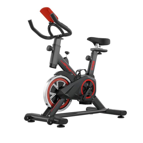 Bicicleta Ergométrica Bike Spinning – Bike Treino em Casa, Academia, Exercícios Cardio e Emagrecimento, Design Confortável e Ajustável, Vertical Silenciosa