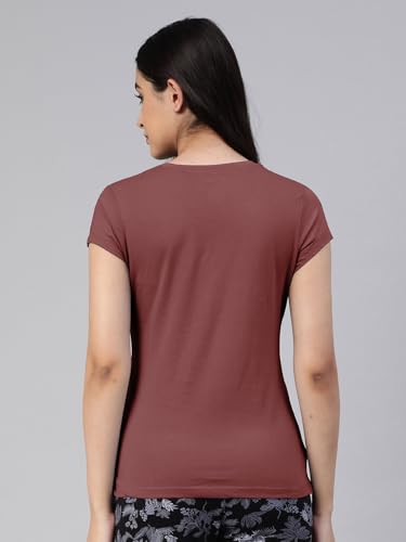 Image of Lyra Women's Cotton Regular Fit T-Shirt
