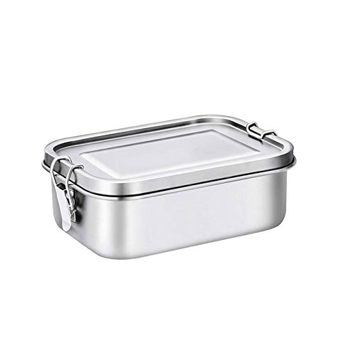 Boîte à lunch en acier inoxydable 800 ml avec clip de verrouillage hermétique