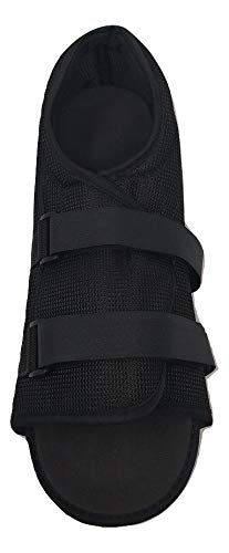 Vakly Post OP Shoe - Lightweight with Adjustable Strap – Post Surgical Boot [Men's Shoe Size 10.5-12] Broken Toe/Foot Fracture - Fits Right and Left Foot (Male - LARGE)