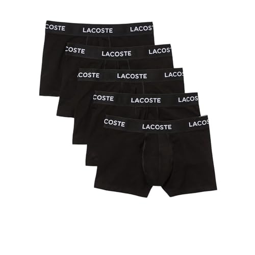 Lacoste Mens 5-Pack Regular Fit Boxer Trunk