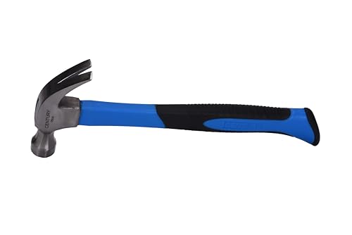 Image of Century Drill & Tool 72234 Fiberglass Hammer, 16 oz., Claw Style: Curved | 12-9 /16 inch overall length, cuts steel & fiberglass