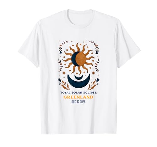 Photo de Total Solar Eclipse Groenland août 2026 T-Shirt