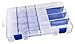 Flambeau Outdoors 4004 Fishing Tackle Box - Includes 15 Dividers, 20 Compartments, Clear Tackle Box Fishing Lure Organizer, Tuff Tainer Tackle Box with Zerust Anti-Rust Dividers