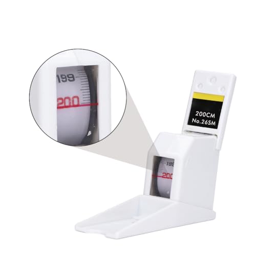 Leopacat 200 cm Stadiometer Wandmontage, Wachstumsmess Höhenlineal Wandmontiertes Einziehbares Maßband Kinder Höhenmesswerkzeug kompaktes Wand zur Wandmontage für Erwachsene Heimgebrauch