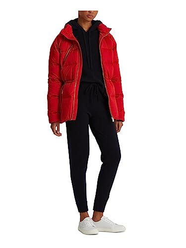 Lauren Ralph Lauren Garren Damen Daunenjacke, kurz, Rot/Ausflug, einfarbig...