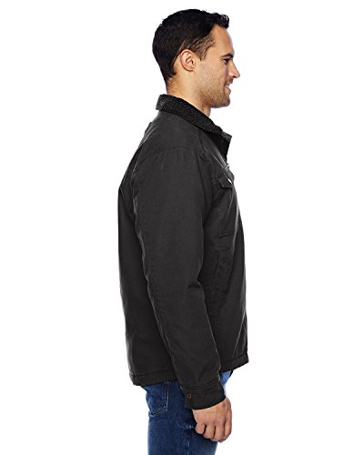 Dri Duck Endeavor Canvas Work Jacket with Sherpa Lining. 5037 Black XL3